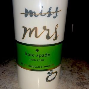 Kate Spade Miss to Mrs 20oz tumbler